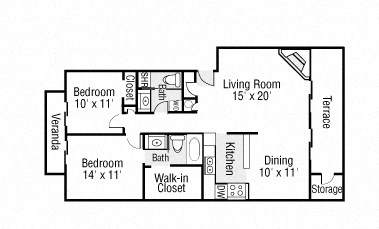 Two Bedrooms Two Baths Two Bedrooms Two Baths